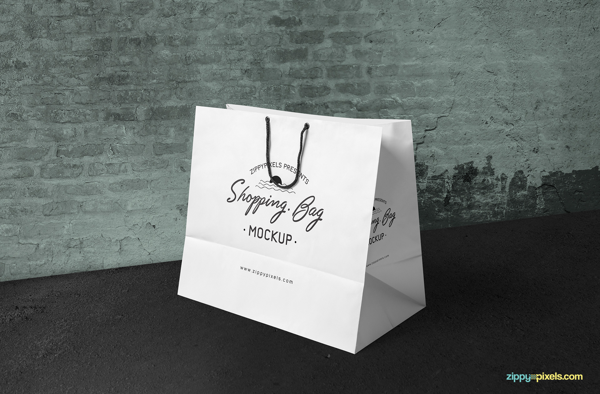 Download Free Shopping Bag Mockup PSD | ZippyPixels