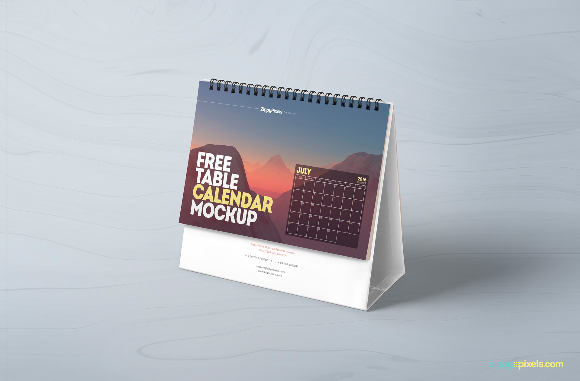 Download Calendar Mockup Free Psd Download Zippypixels