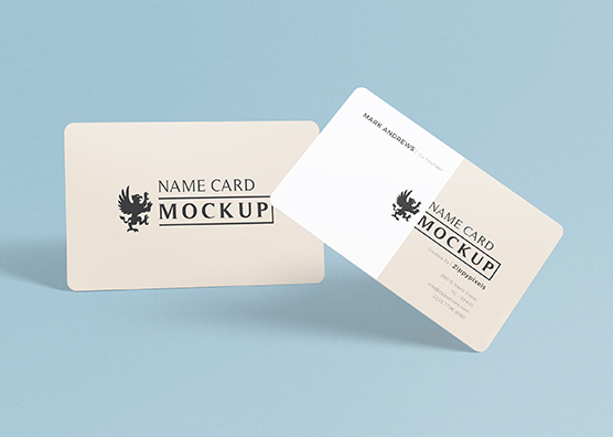 Name Card Design Template Psd