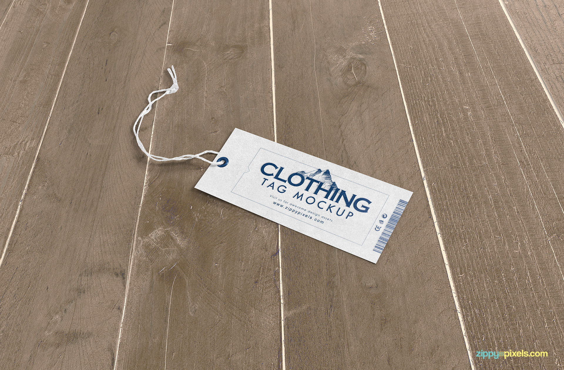 Download Customizable Free Clothing Tag Mockup Psd Zippypixels