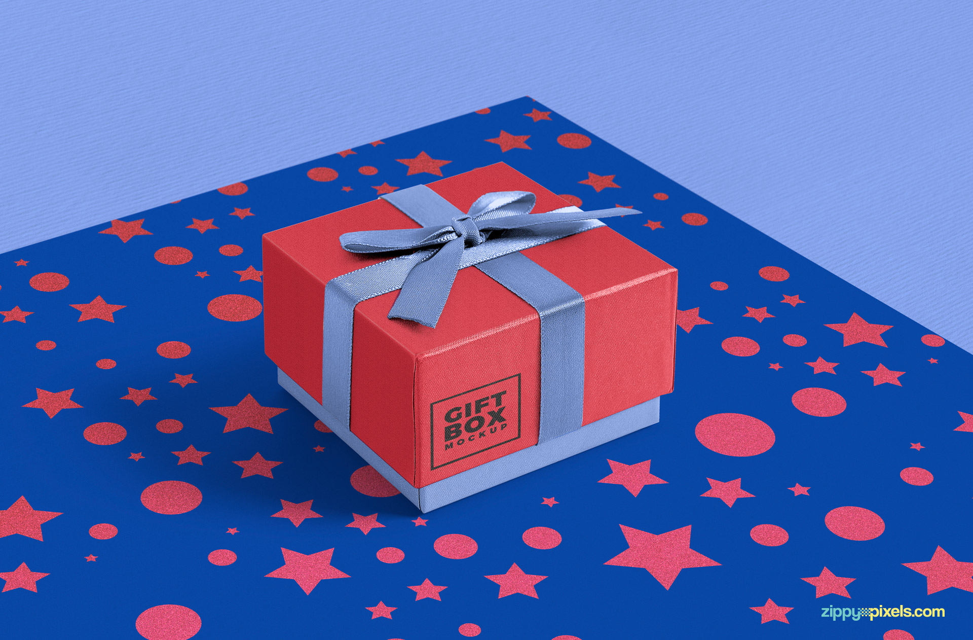 Download Gorgeous Free Gift Box Mockup PSD | ZippyPixels