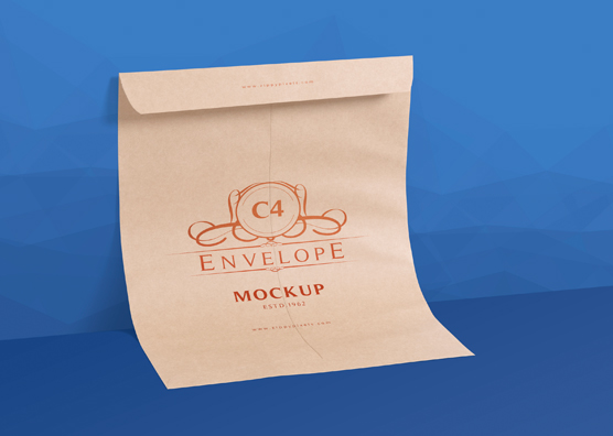 Download 2 Serene Free C4 Envelope Mockup Psds Zippypixels