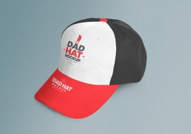 Customizable Free Dad Hat Mockup PSD