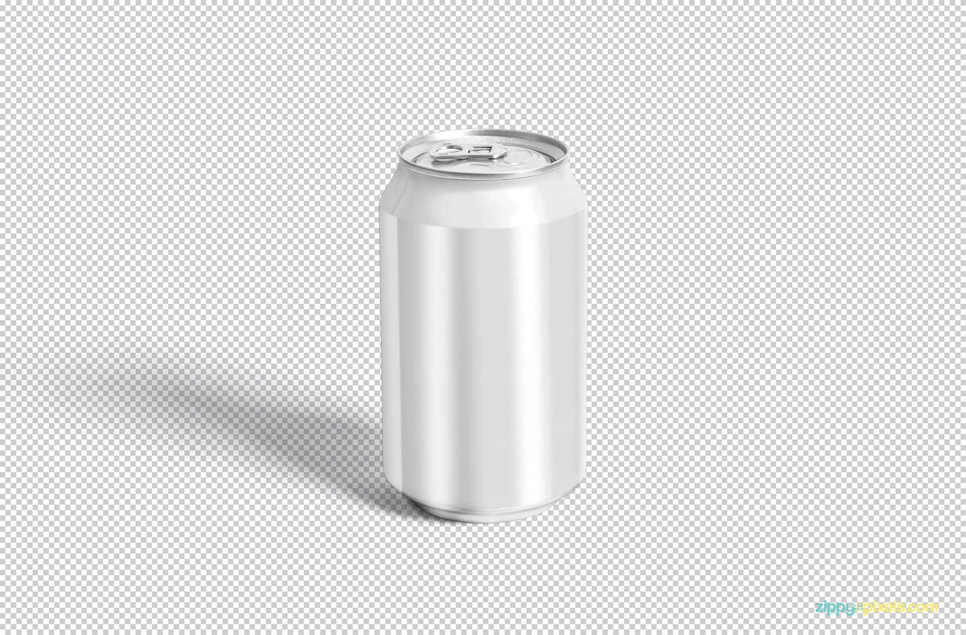 Download Free Tin Soda Can Mockup | ZippyPixels