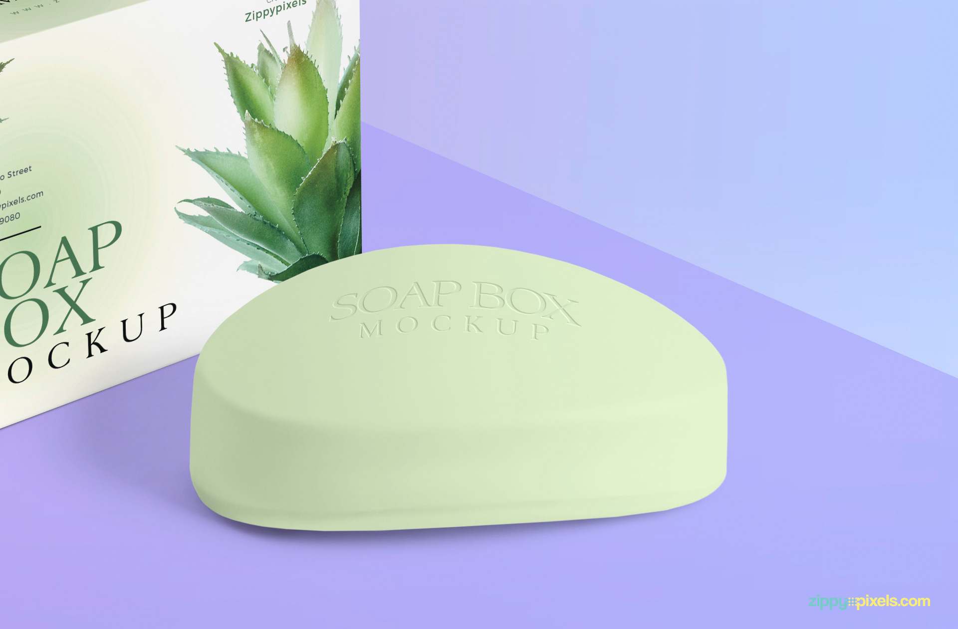 This soap mockup will let your designs be displayed with inner emboss effect.