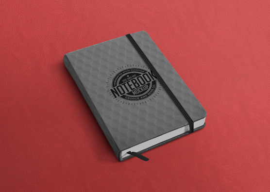 Free Notebook Mockup PSD