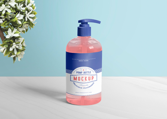 Download Free Dispenser Pump Bottle Mockup Zippypixels