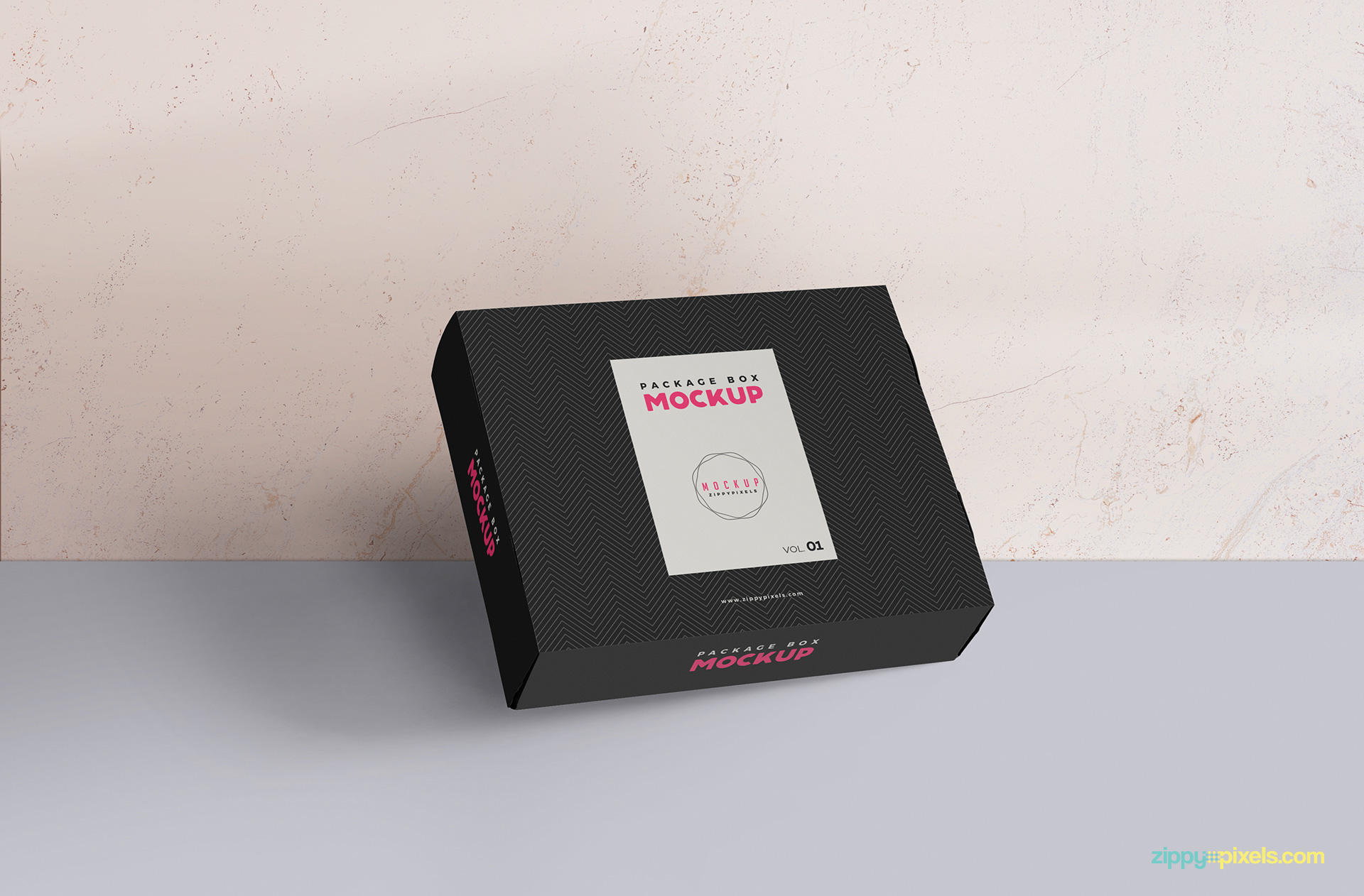 Download Free Gorgeous Box Packaging Mockup Zippypixels