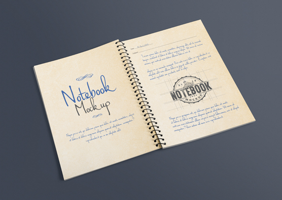 Download Free Open Journal Mockup PSD | ZippyPixels