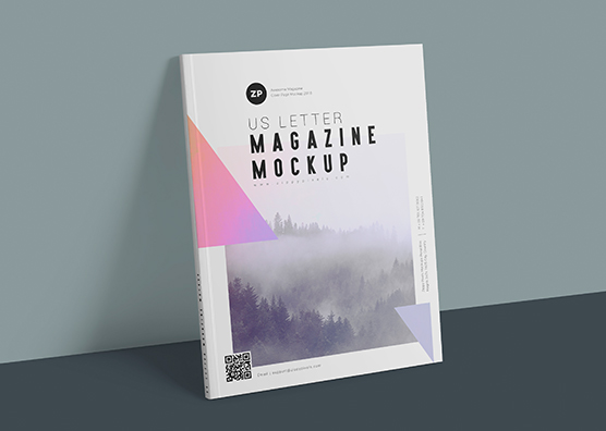 Two Free US Letter Magazine Mockups