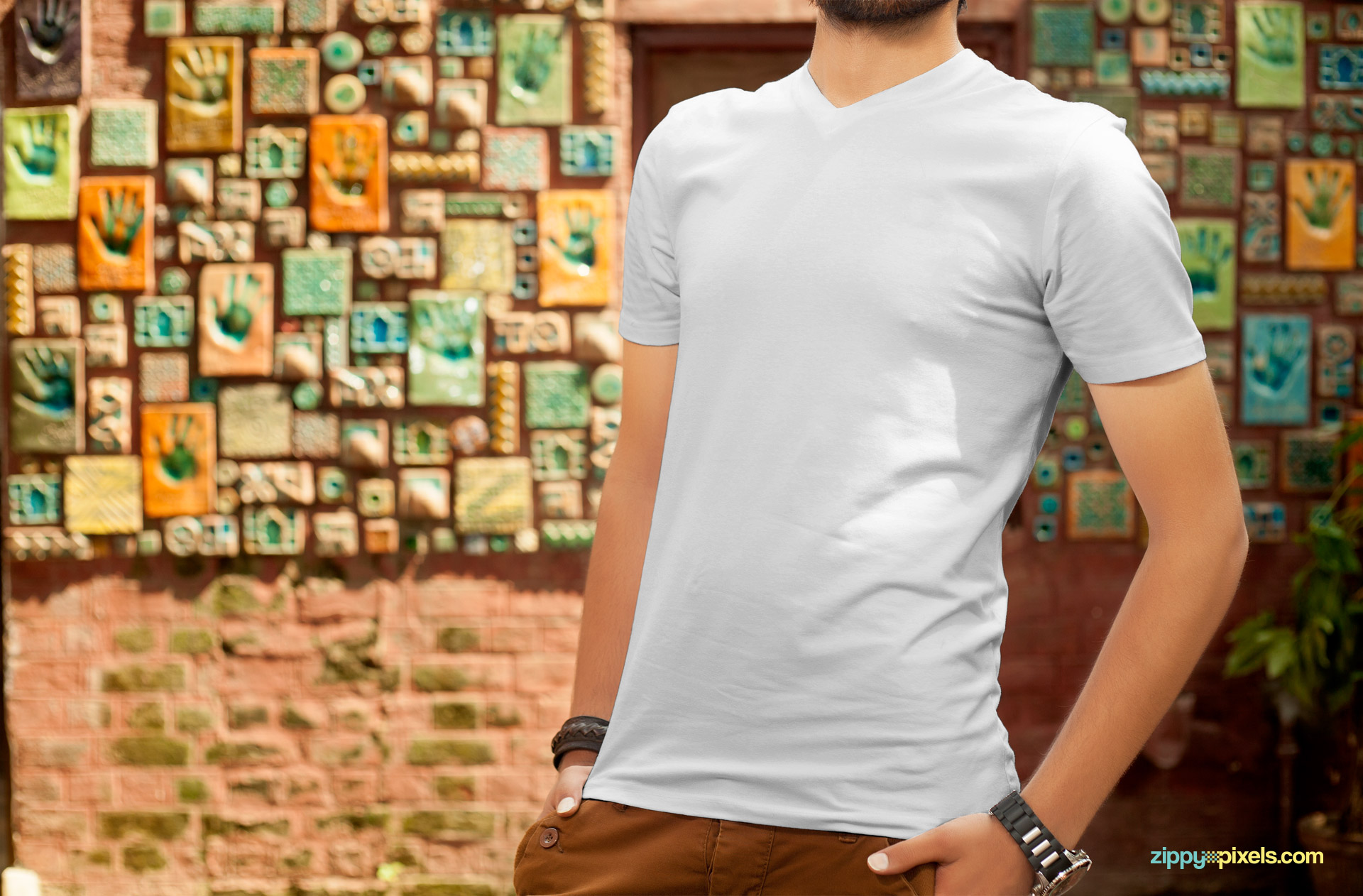 Download Free T Shirt Design Mockup Zippypixels