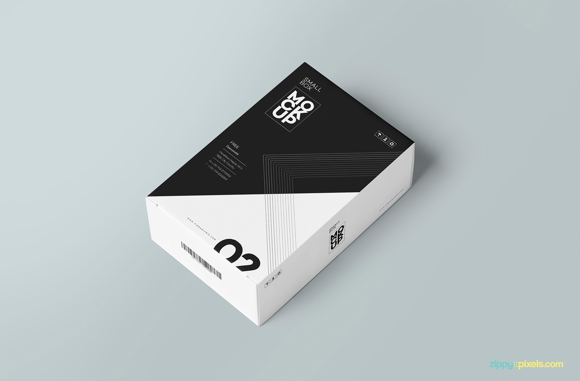 Download Free Customizable Card Box Mockup Zippypixels PSD Mockup Templates