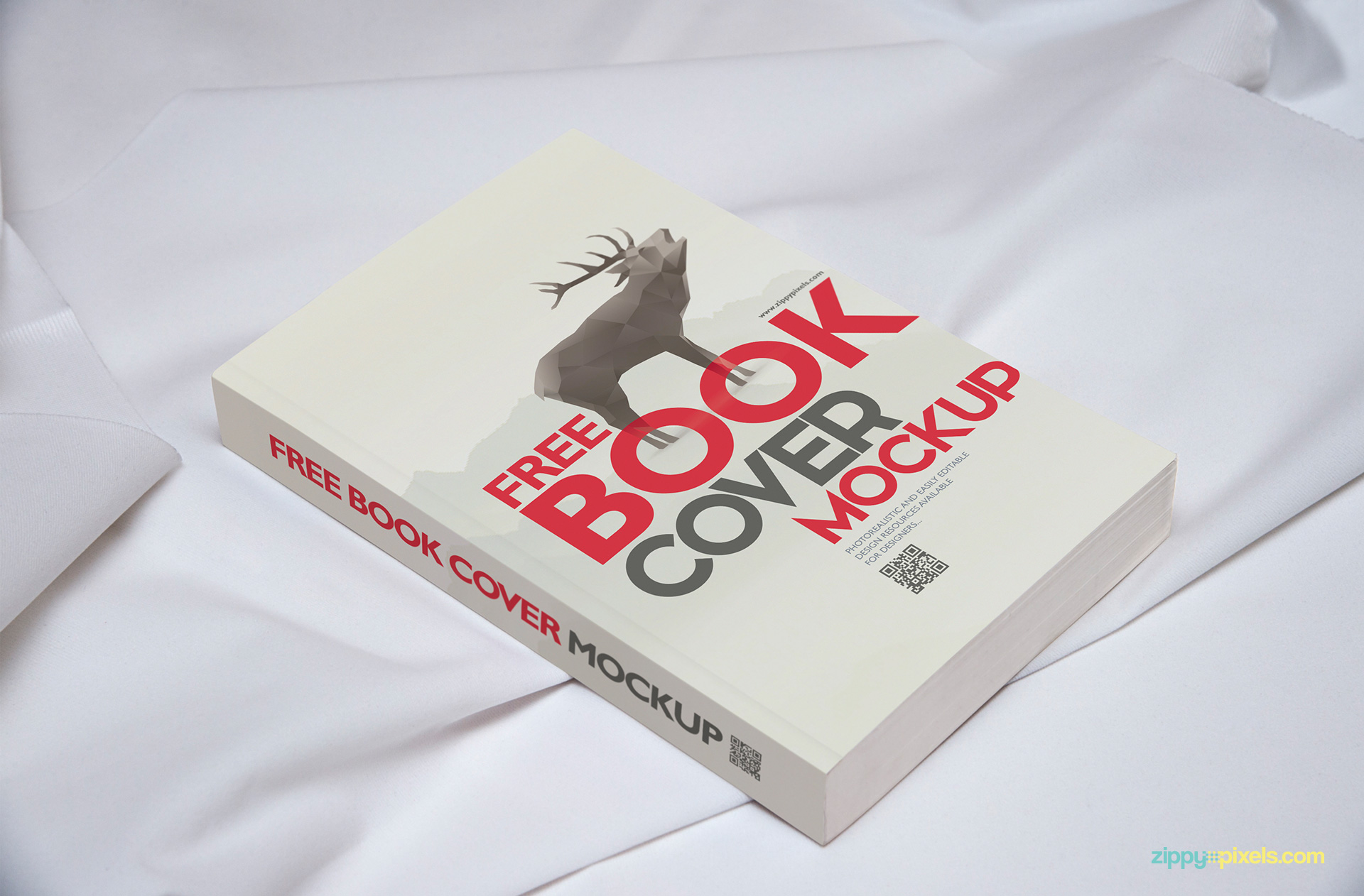 Download Free Brilliant Book Mockup Template Zippypixels