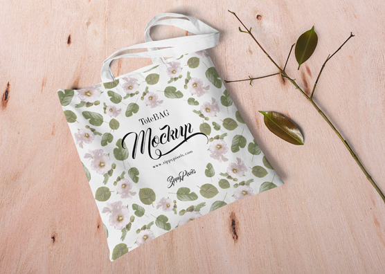 Free Customizable Canvas Bag Mockup