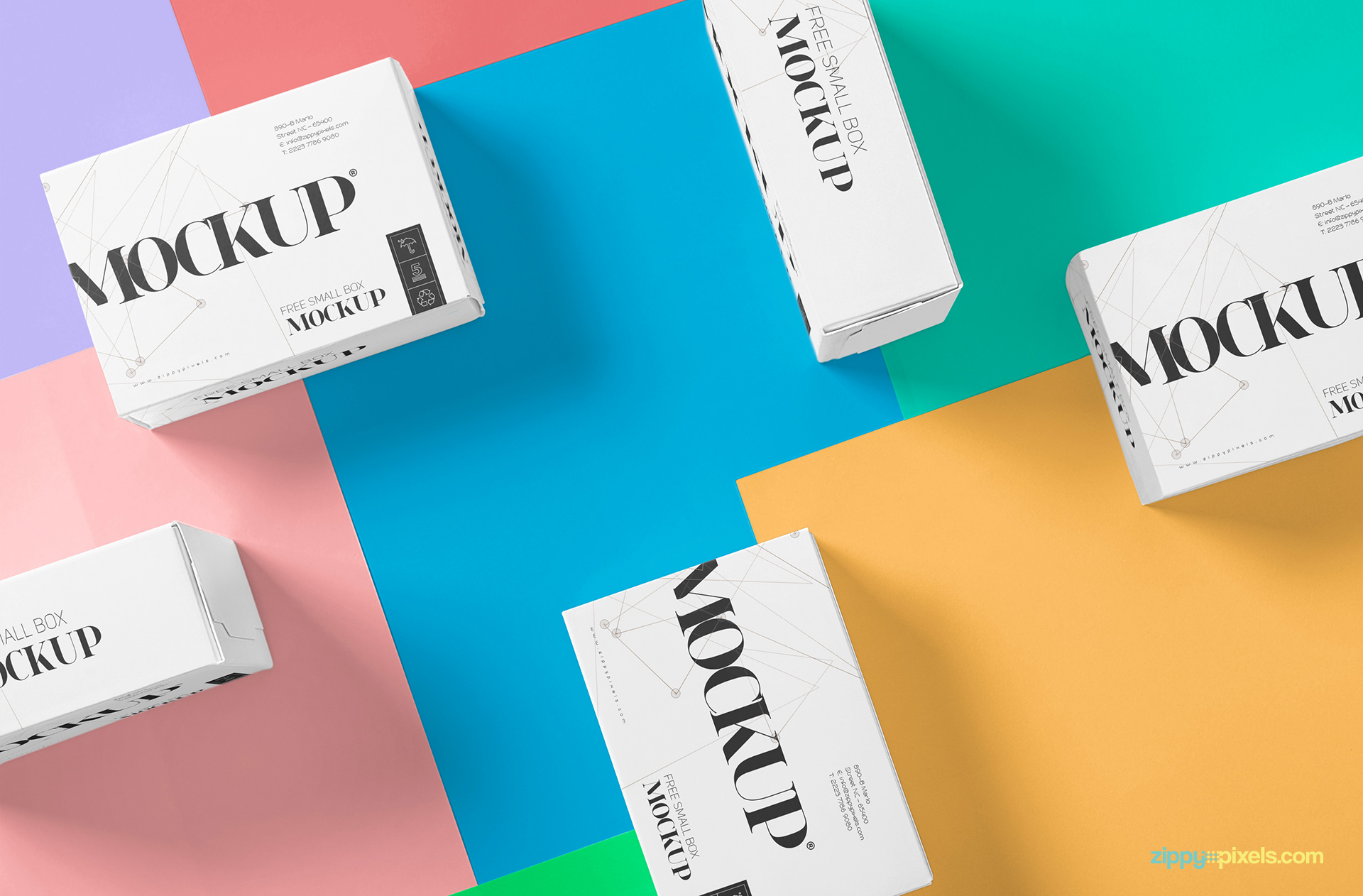 Beautiful Packaging Box Mockup Free | ZippyPixels