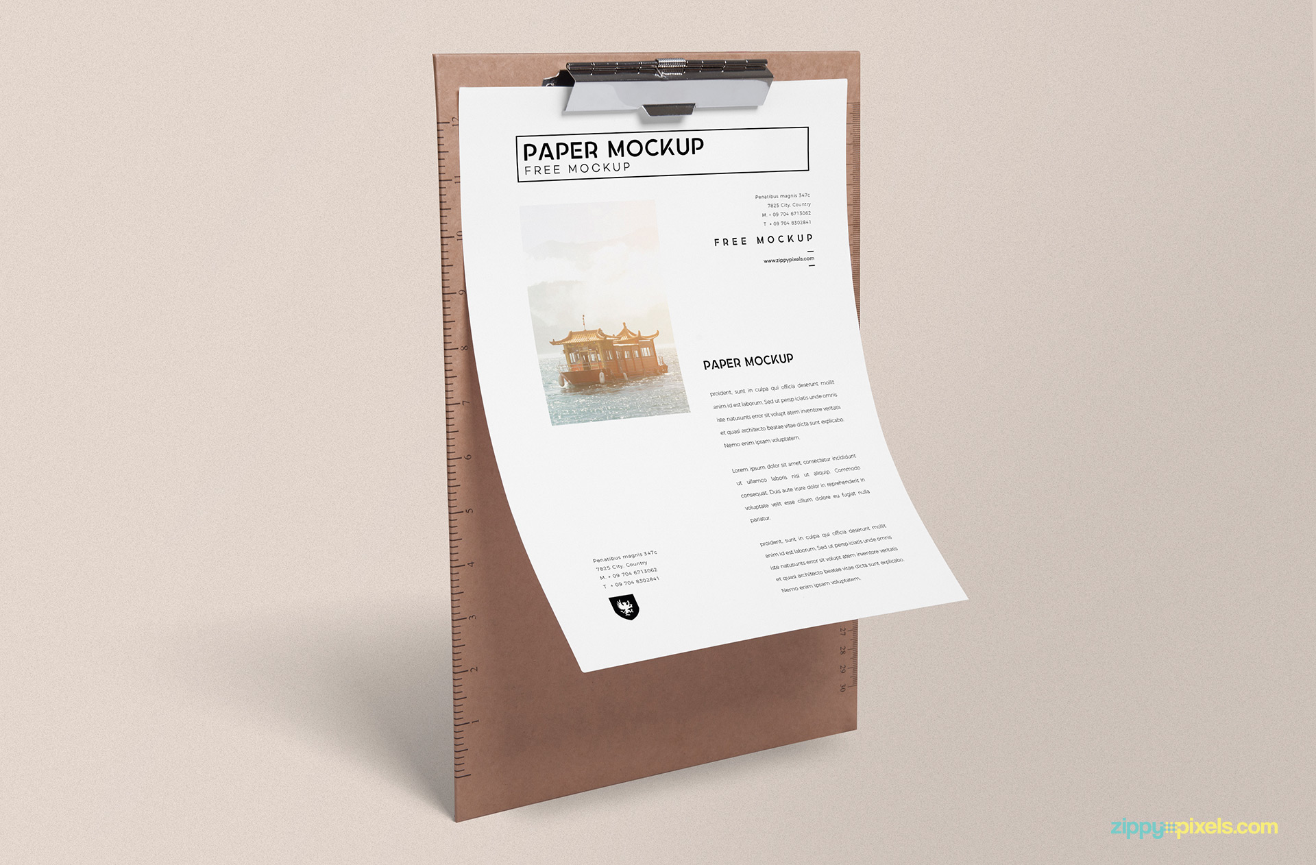 Brilliant letter mockup PSD.