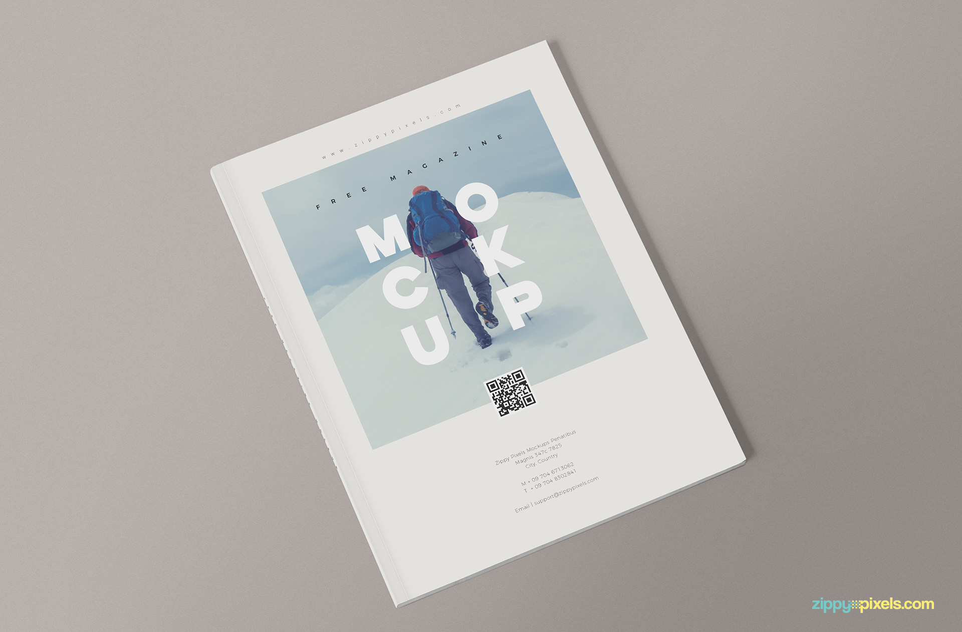 Magazine Cover Mockup Psd   Free Magazine Mockup Psd 