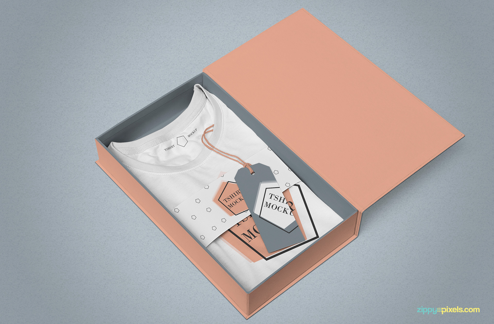 Download Free Stunning Tee Shirt Mockup Zippypixels