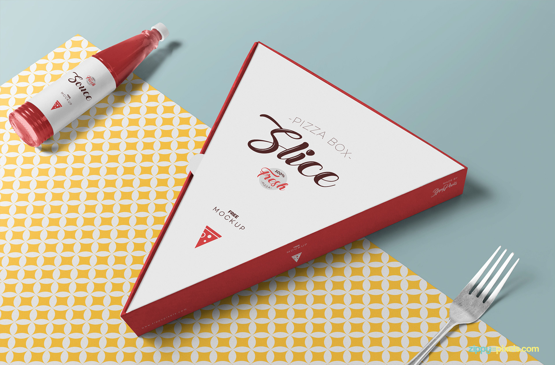 Triangle Box Mockup Free Download Mockup