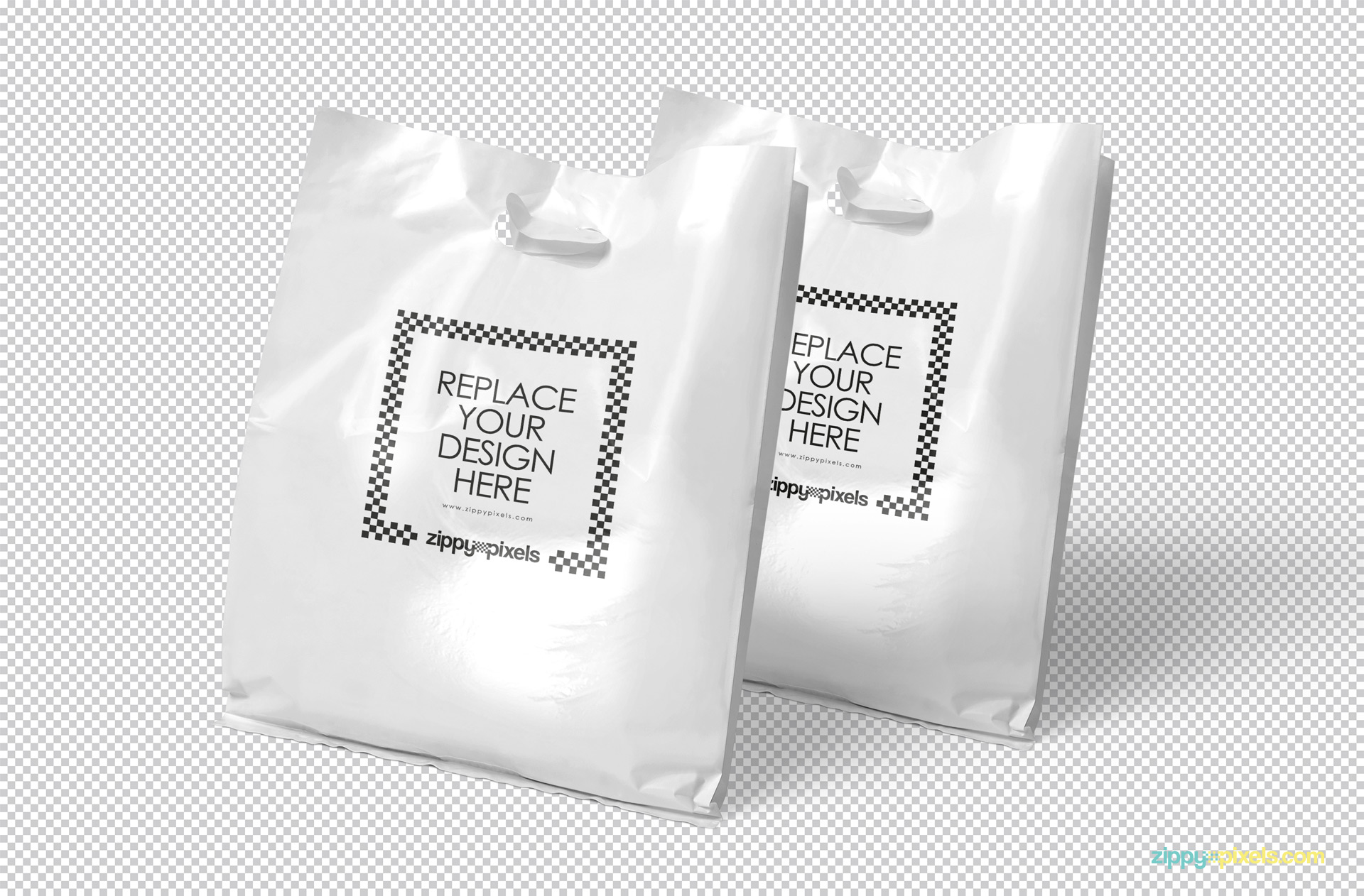 Download Free Plastic Bag Mockup | ZippyPixels