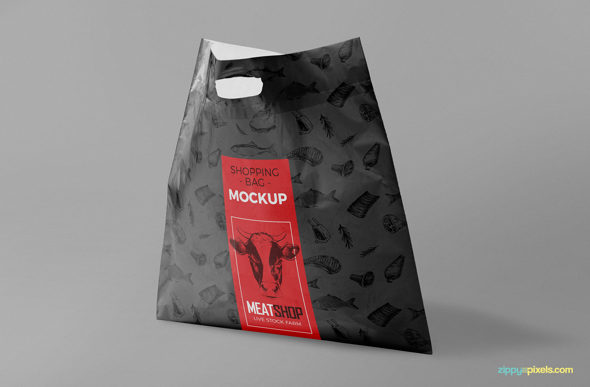 Download Standing Plastic Bag Mockup Free Psd Zippypixels