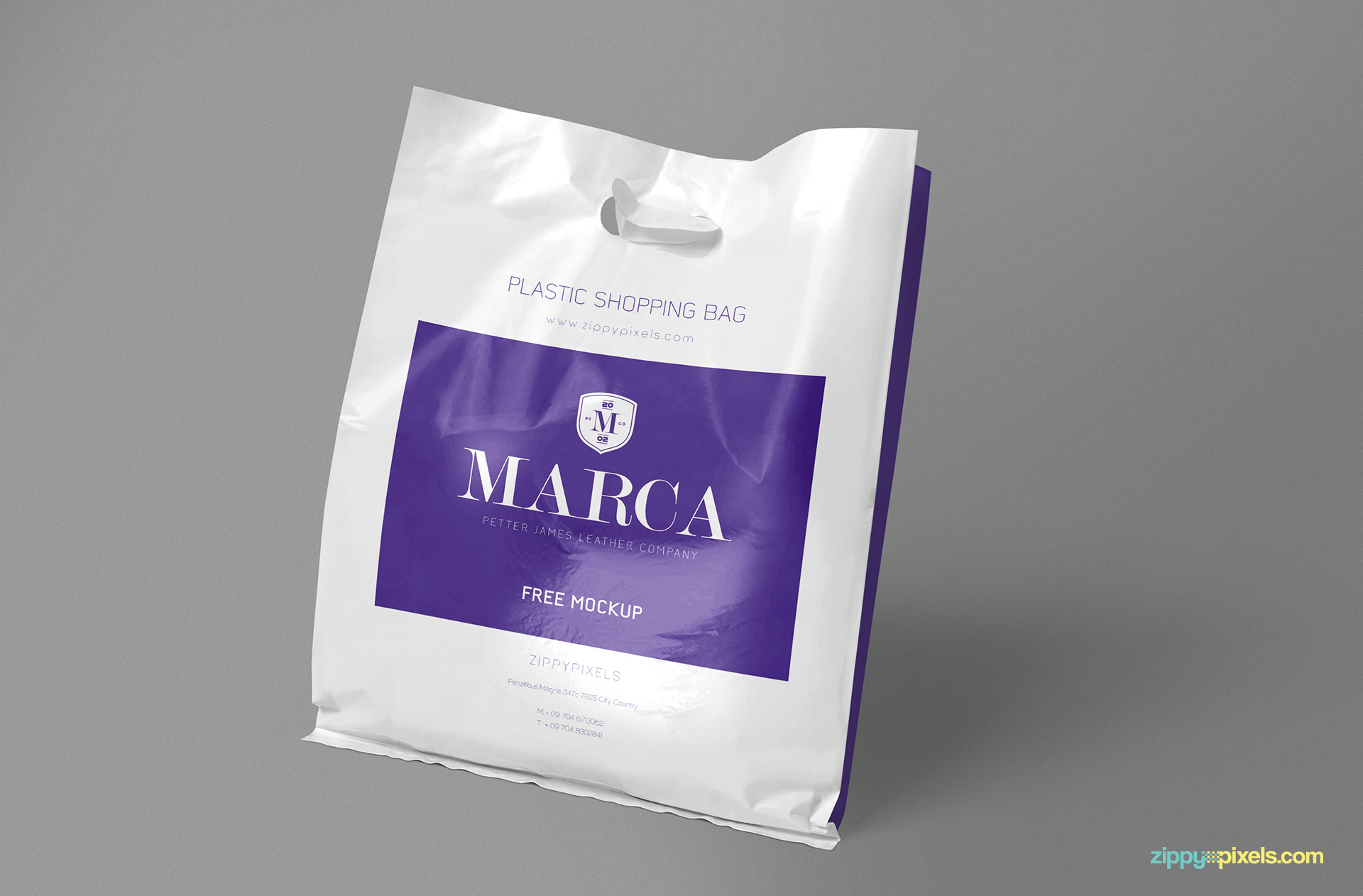 Download Free Plastic Bag Mockup | ZippyPixels PSD Mockup Templates