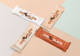 Free Luscious Chocolate Packaging Mockup