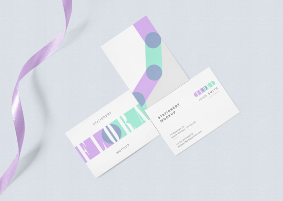 Free Business Card Mock Up