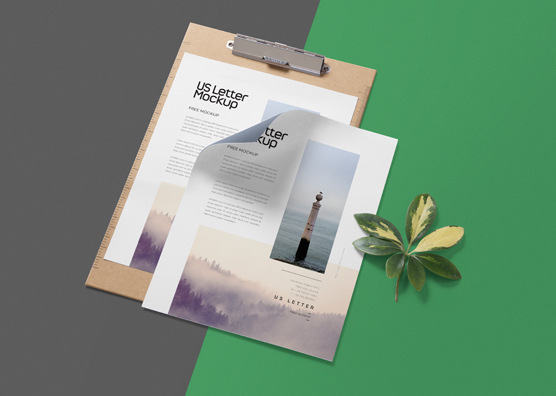 Free Letterhead Mock up