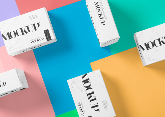 Free Beautiful Packaging Box Mockup