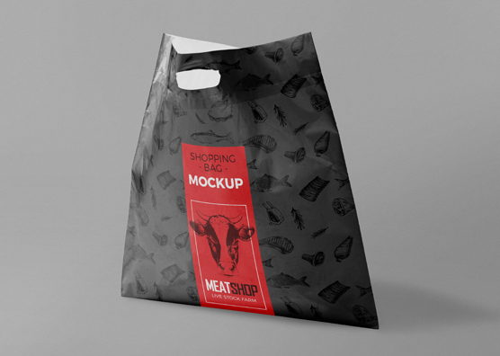 Download Standing Plastic Bag Mockup Free PSD | ZippyPixels