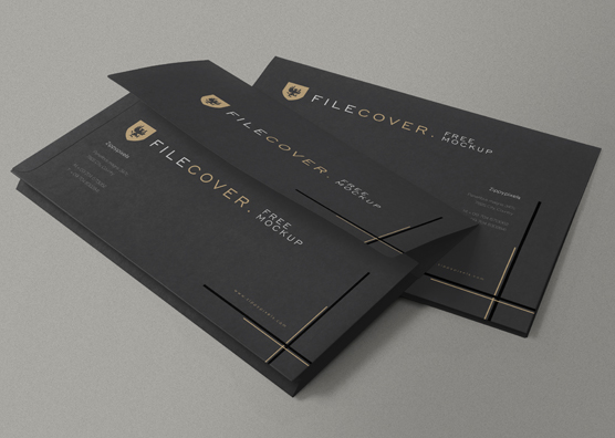 Free Pocket Folder Mockup PSD