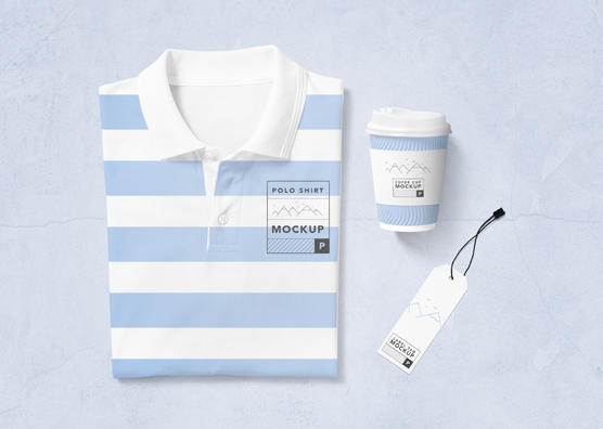Free Modern Polo T-Shirt Mockup | ZippyPixels