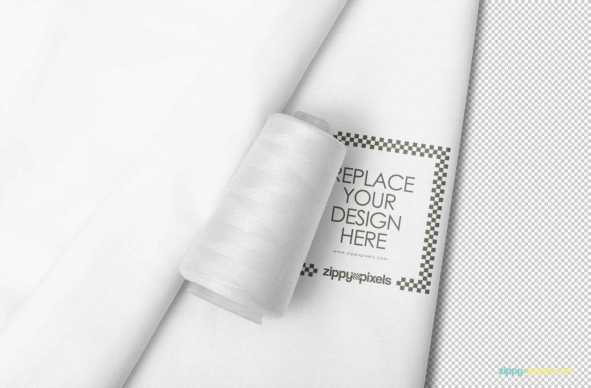 Download Free Photorealistic Fabric Mockup | ZippyPixels