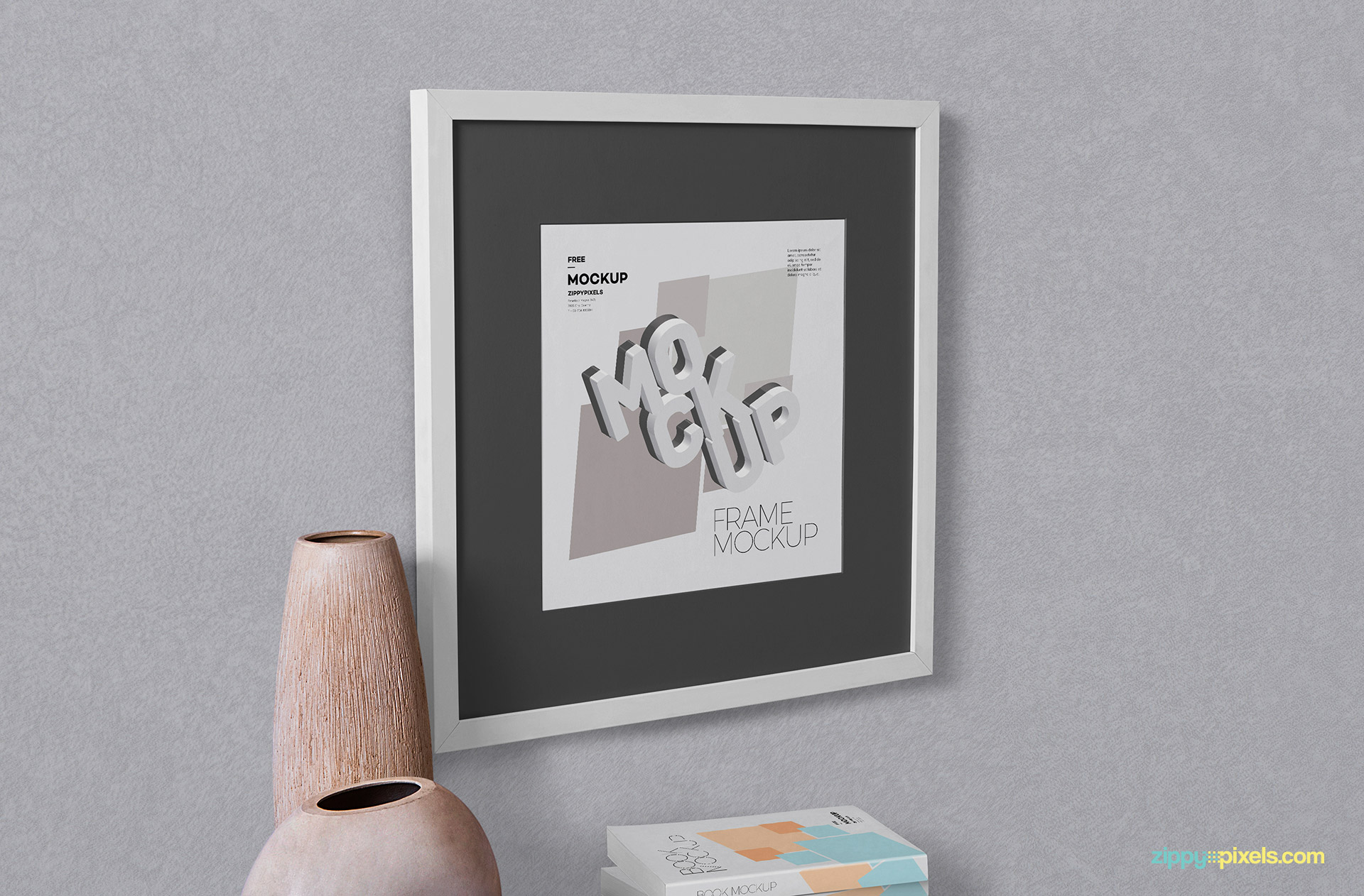 Download Free Perspective Frame Mock Up | ZippyPixels