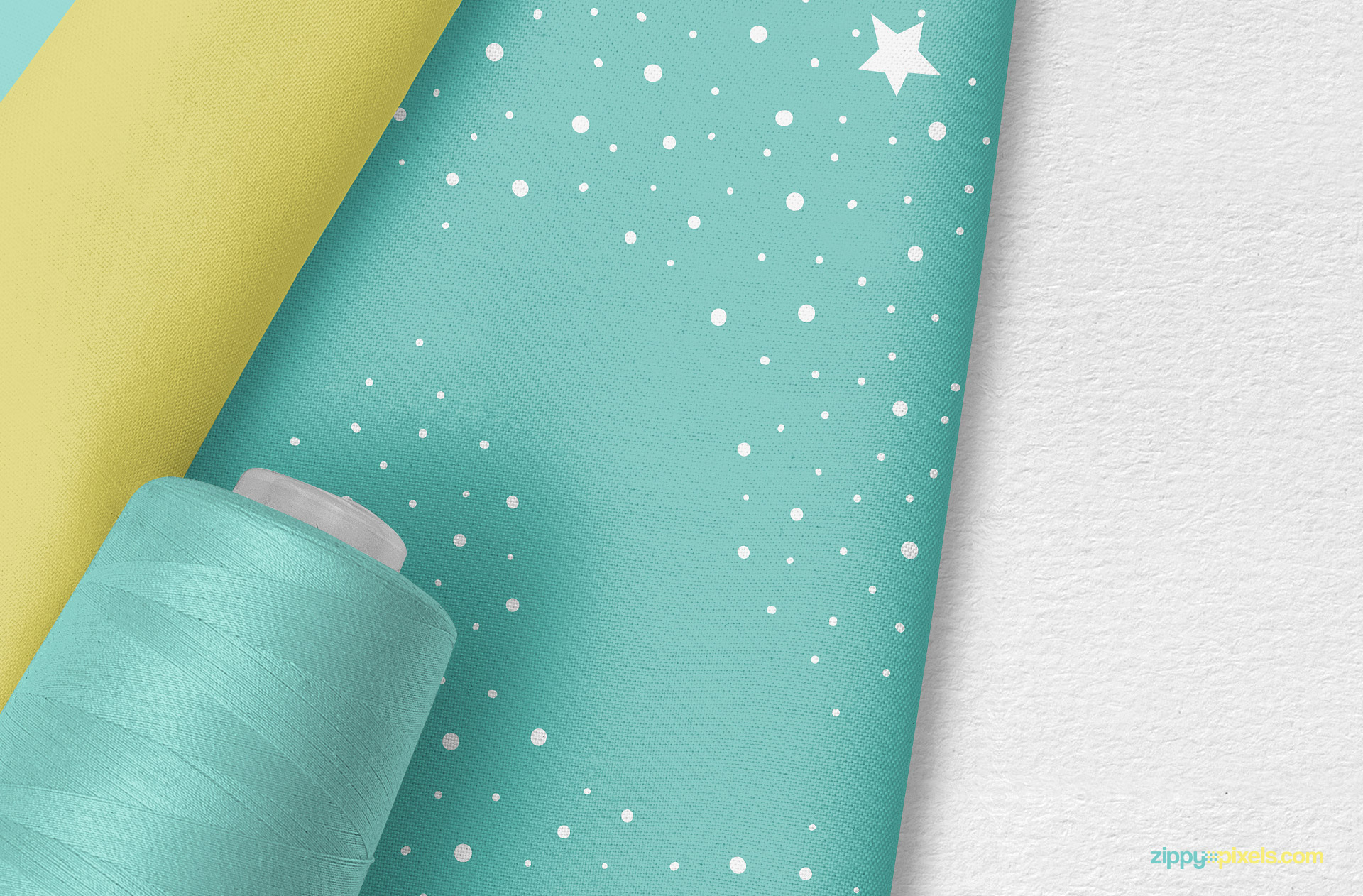 Download Free Photorealistic Fabric Mockup | ZippyPixels