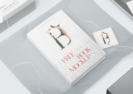 Free Fabulous Hardcover Book Mockup