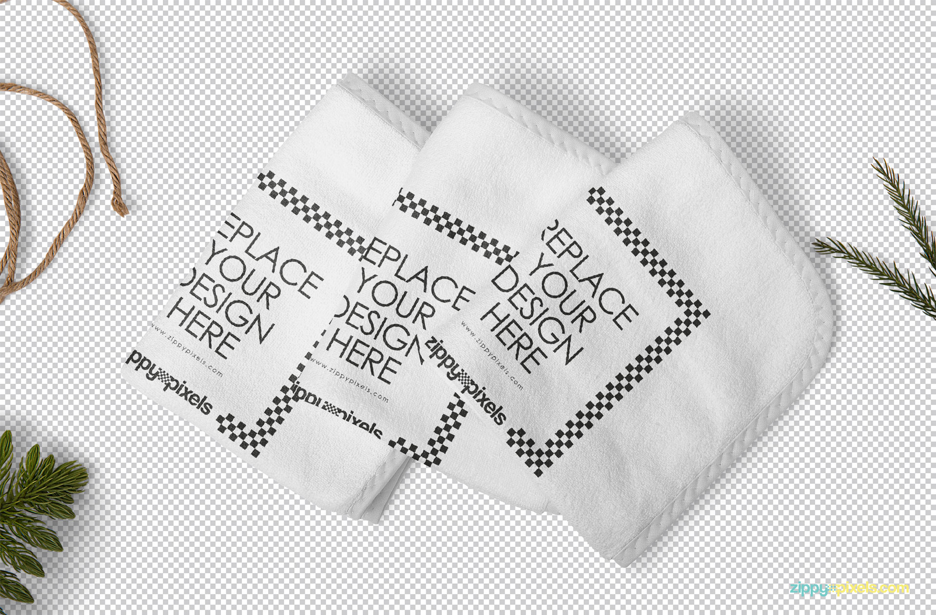 Download Free Beautiful Hand Towel Mockup Zippypixels