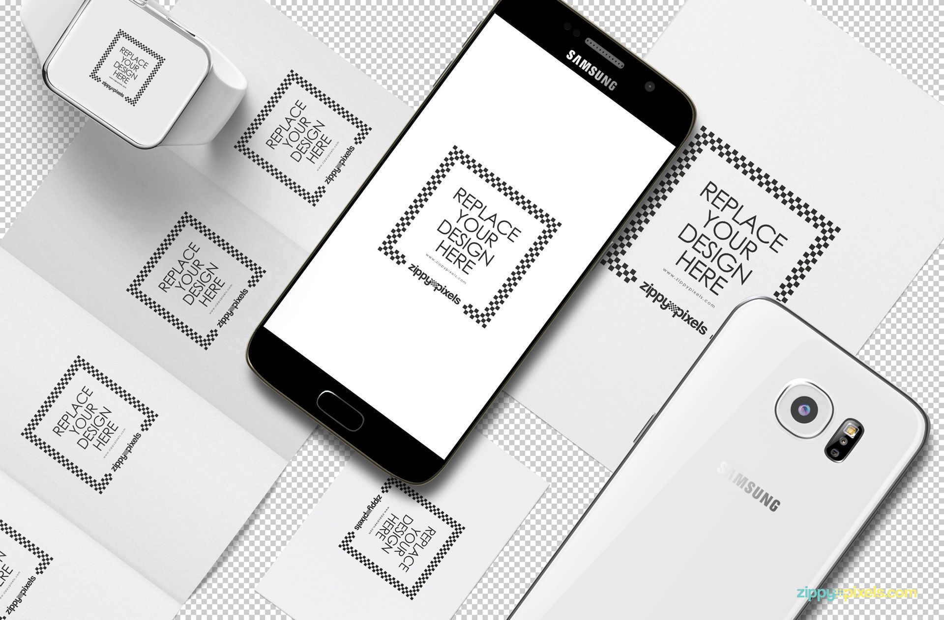 Download Free Android Mobile Mockup Scene | ZippyPixels