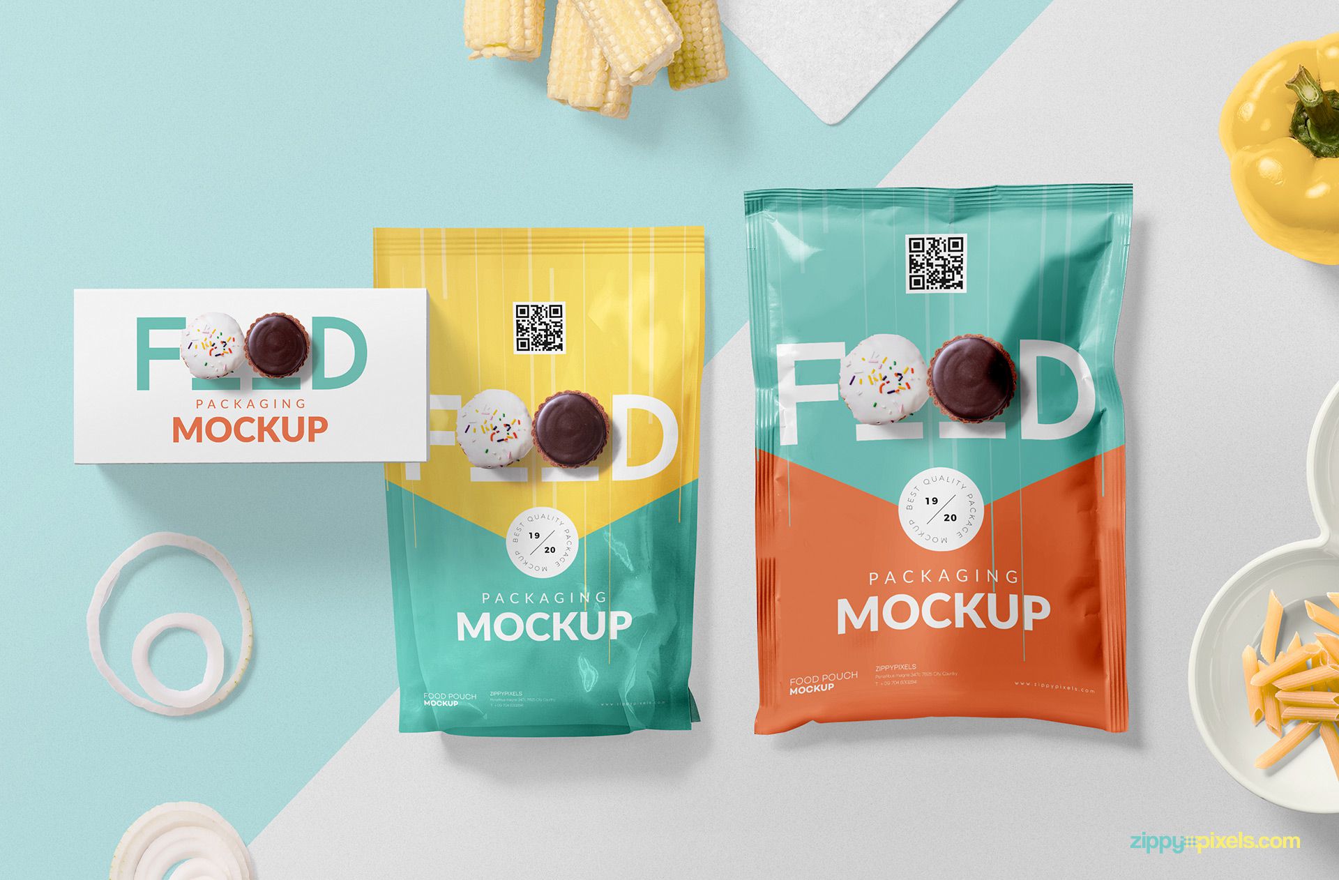 Download Awesome Food Packaging Mockup Free Psd Zippypixels PSD Mockup Templates