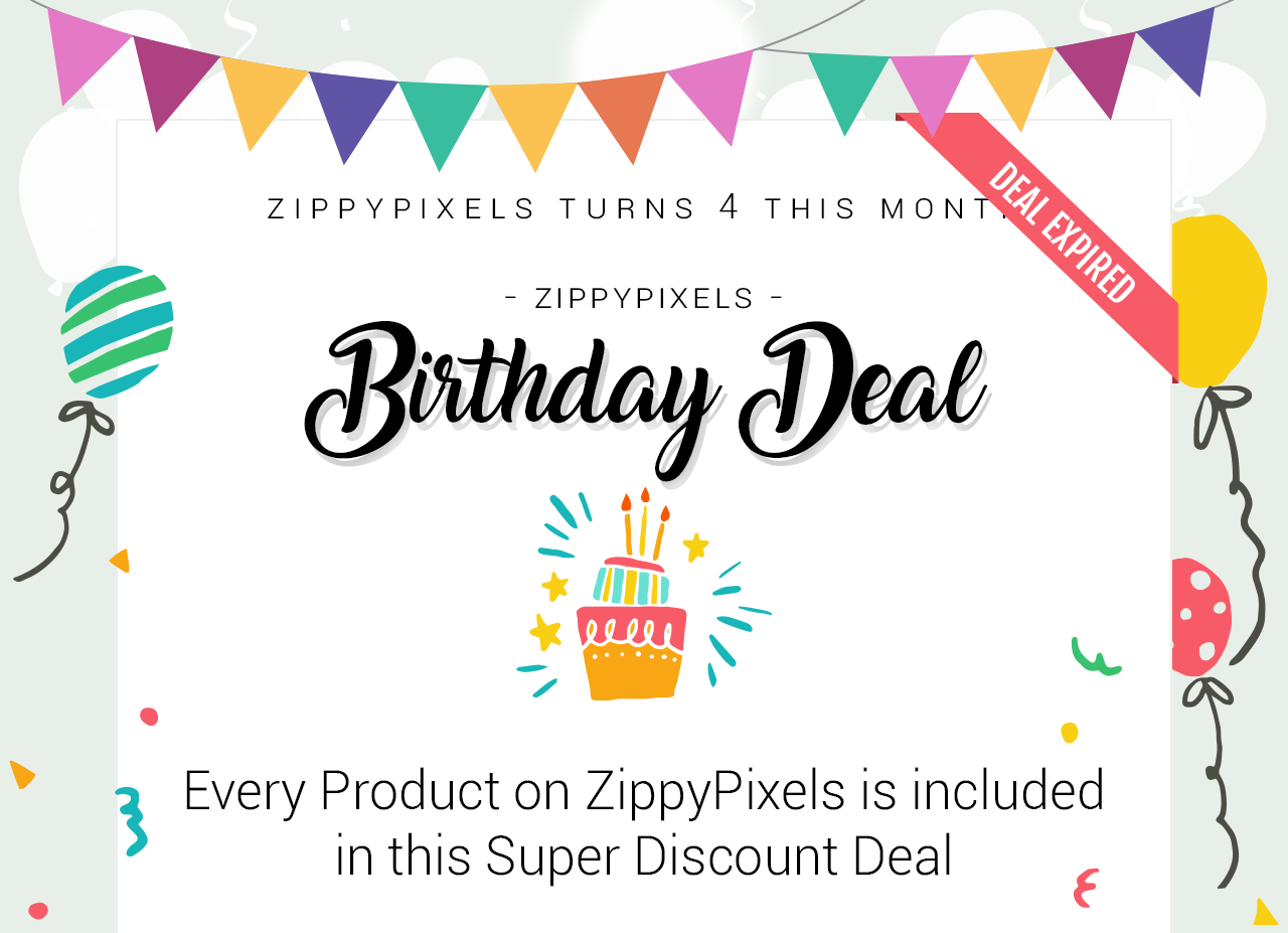 ZippyPixels Birthday Deal