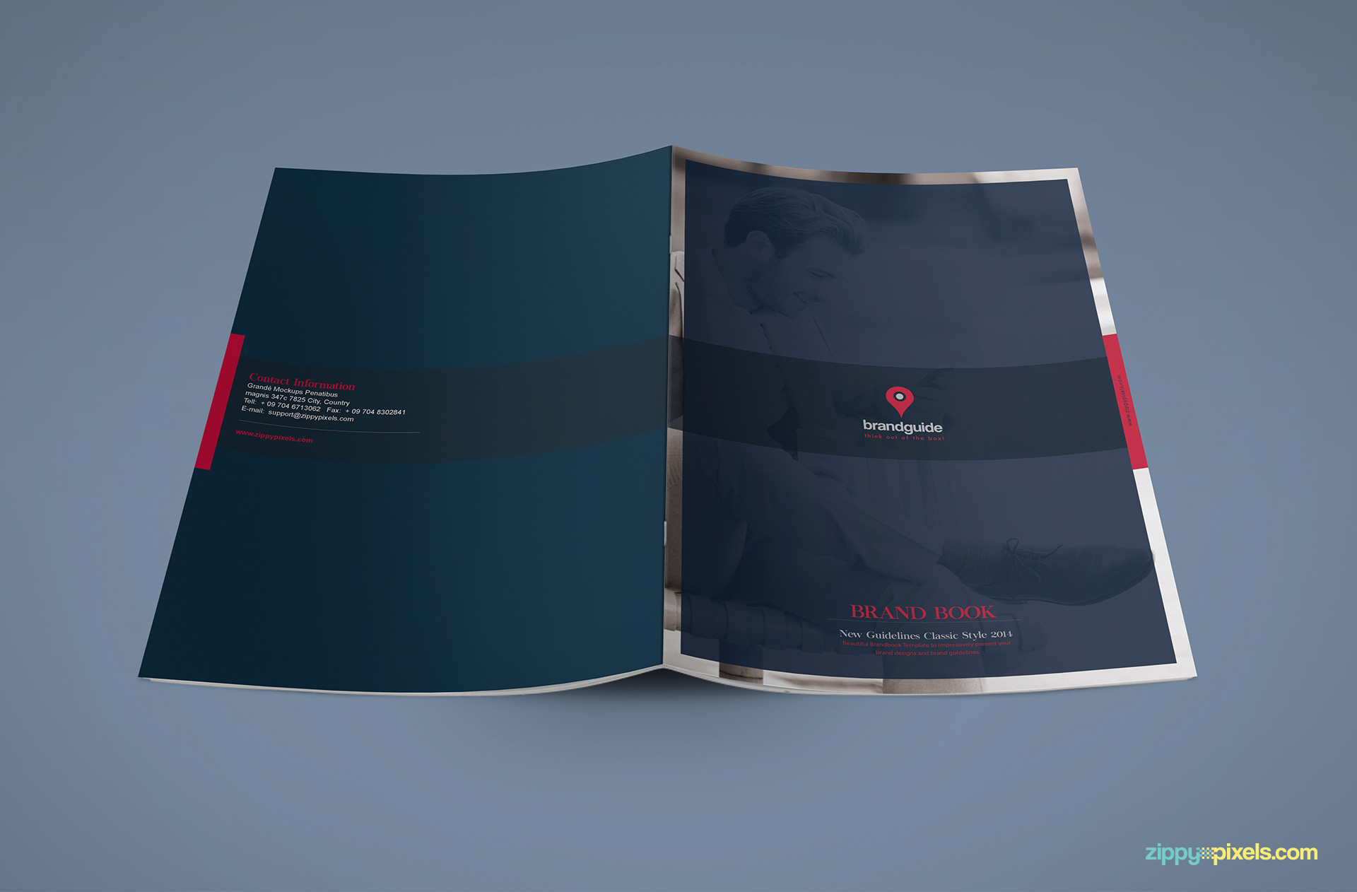 illustrator book template download