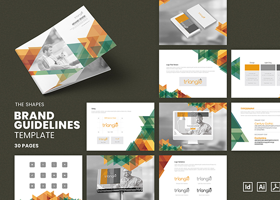 The Shapes – Brand Guidelines Template