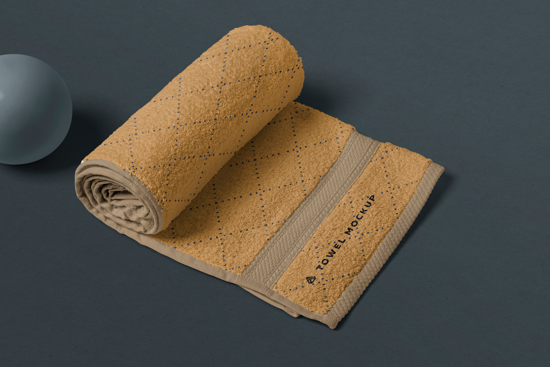 bath towel mockup