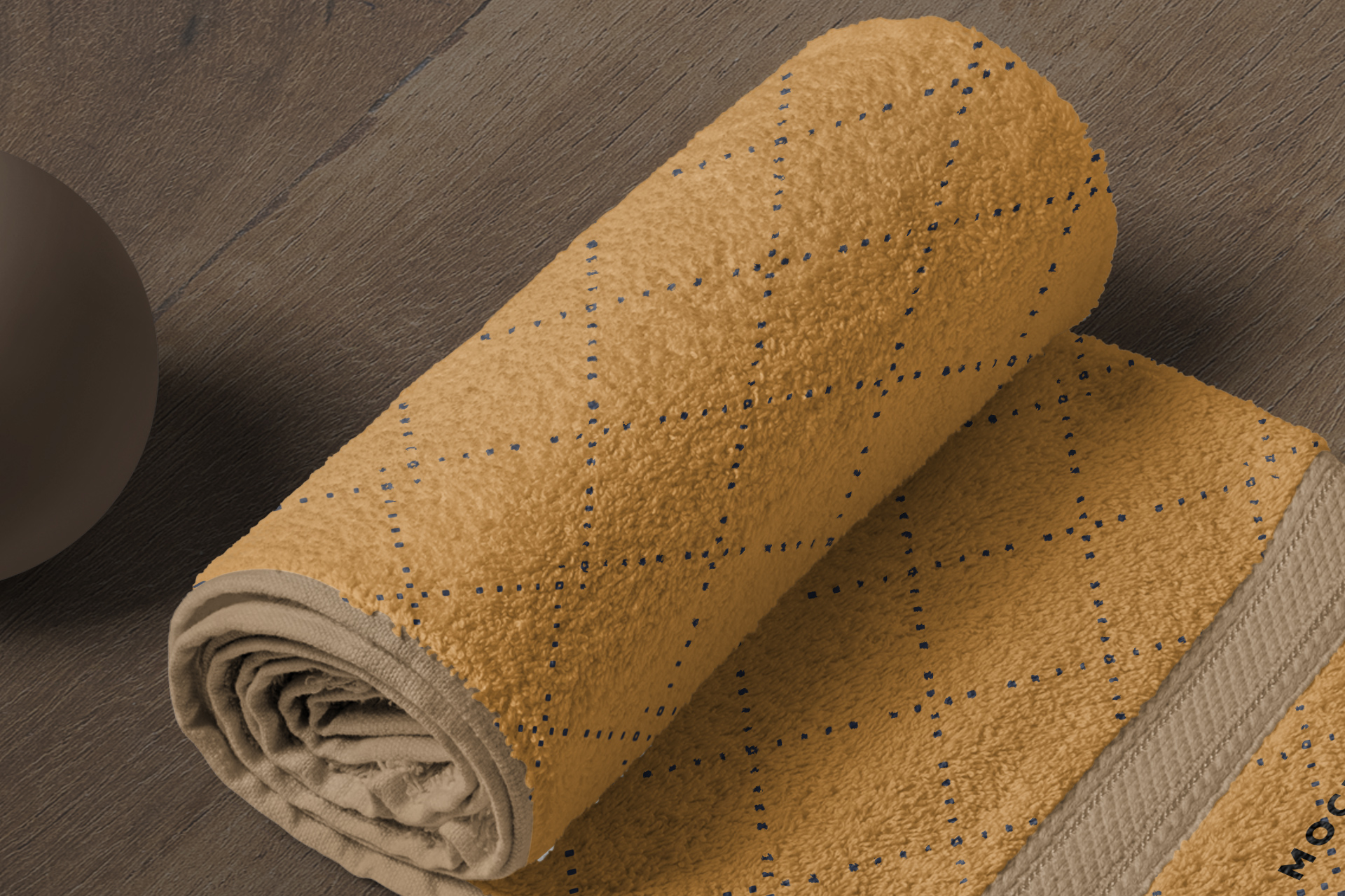 bath towel mockup