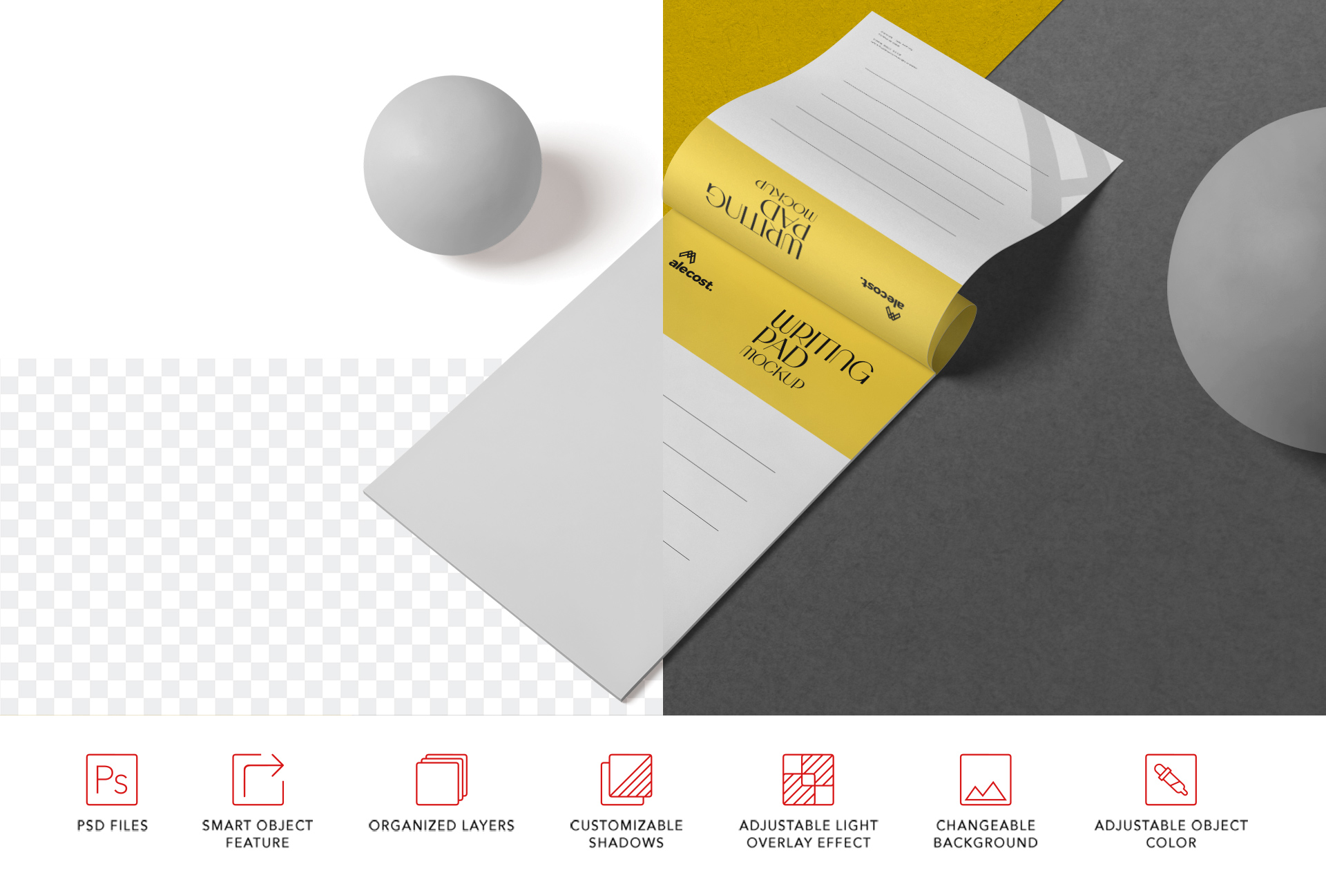 branding notepad mockup