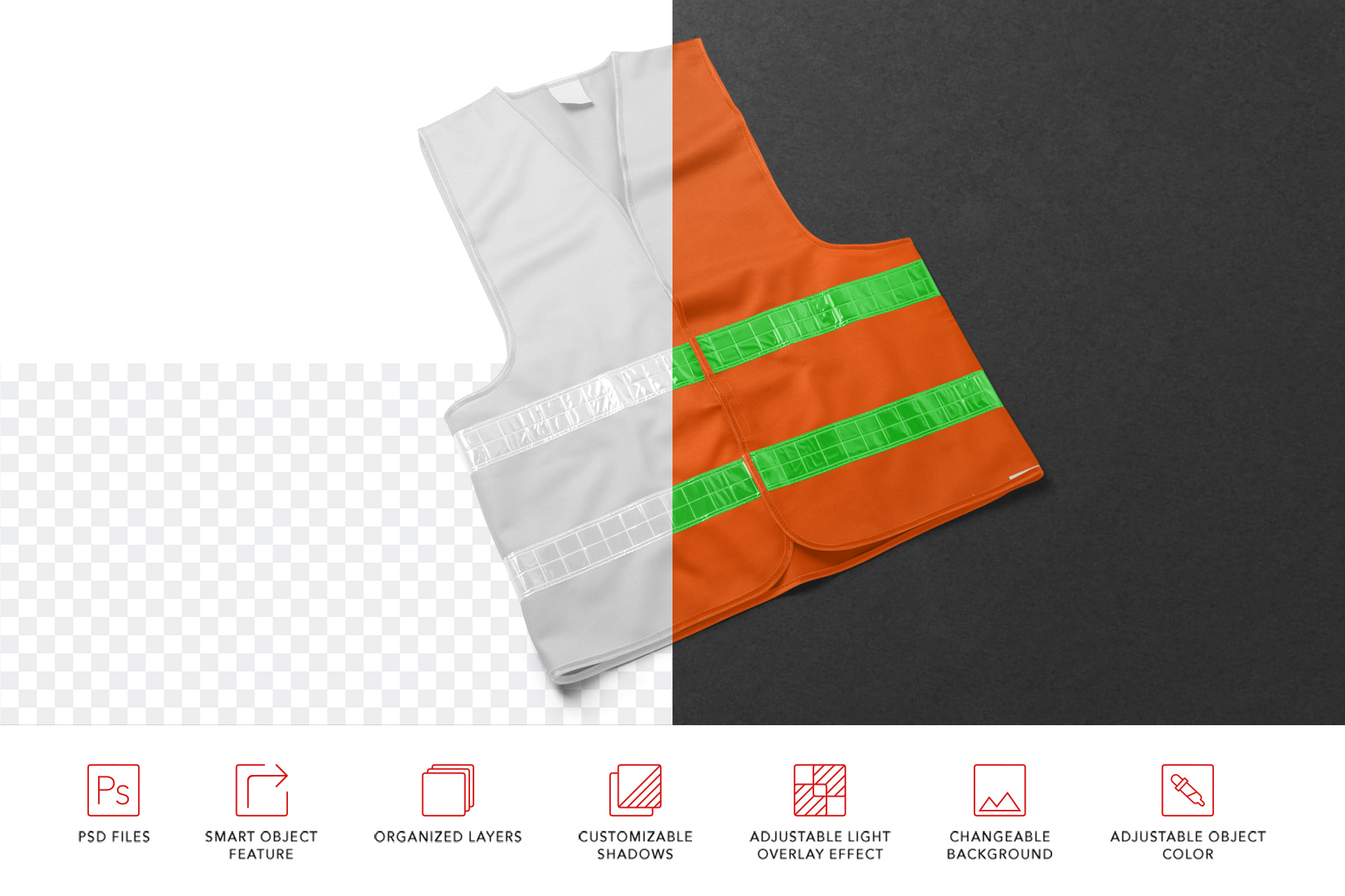 branding safety gear mockup