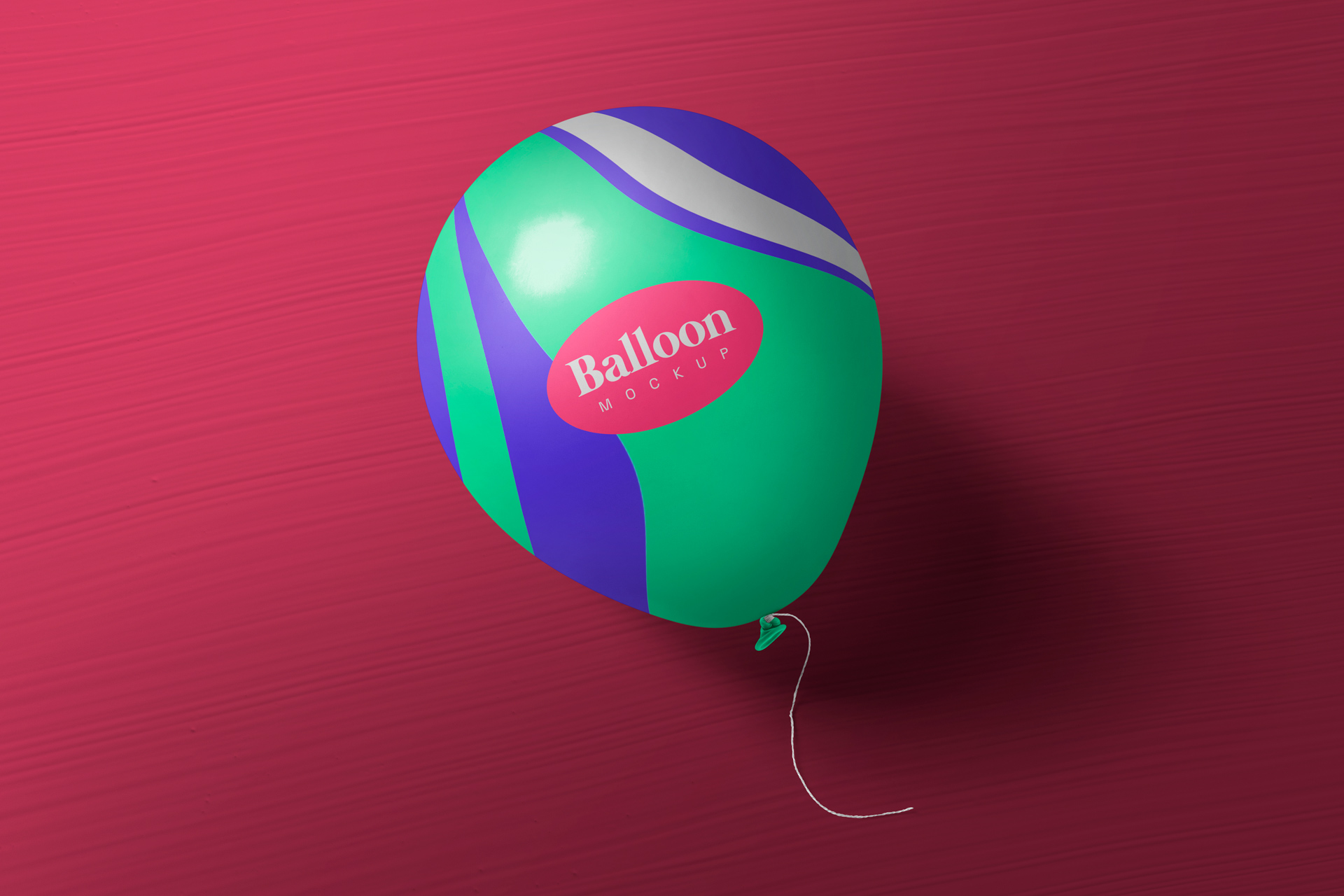 advertising balloon mockup