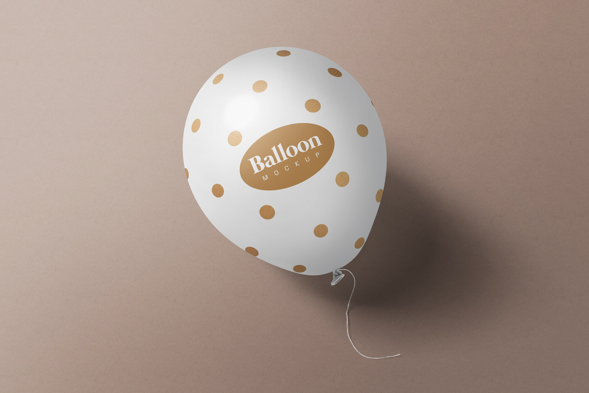 advertising balloon mockup