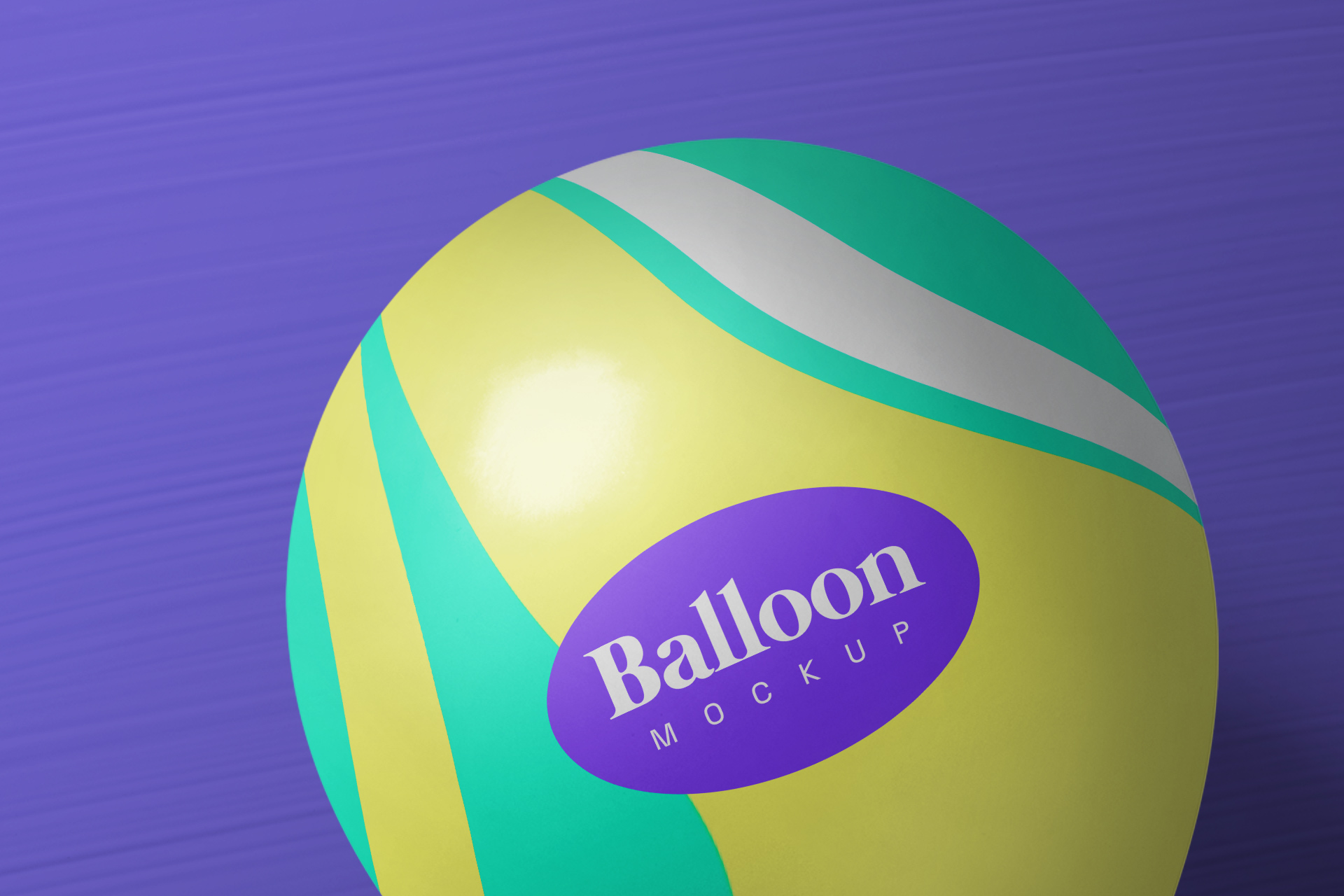 advertising balloon mockup